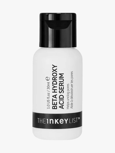The Inkey List Beta Hydroxy Acid Serum in branded component on a light gray background